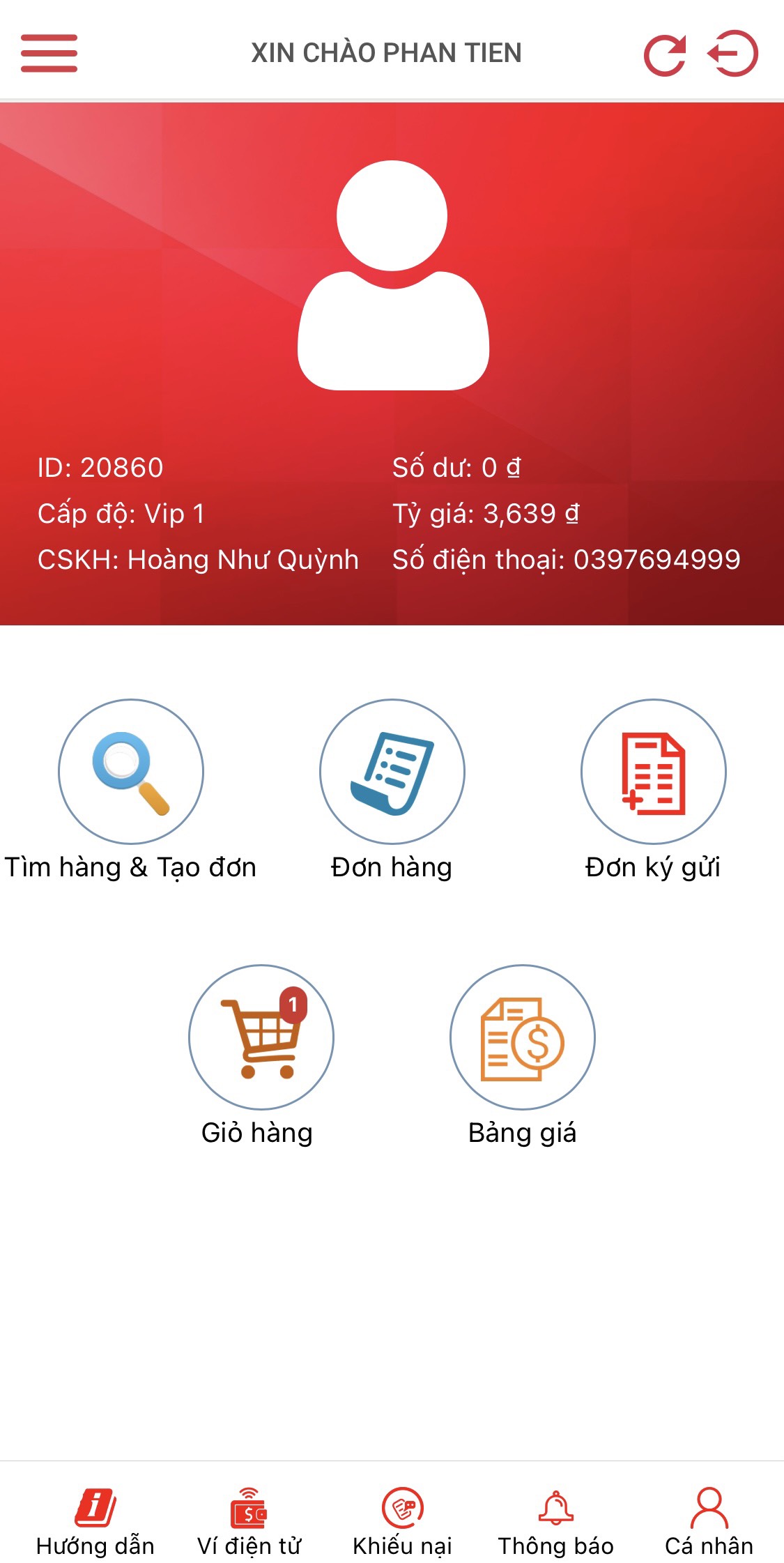 Cách mua hàng trên Taobao bằng điện thoại 